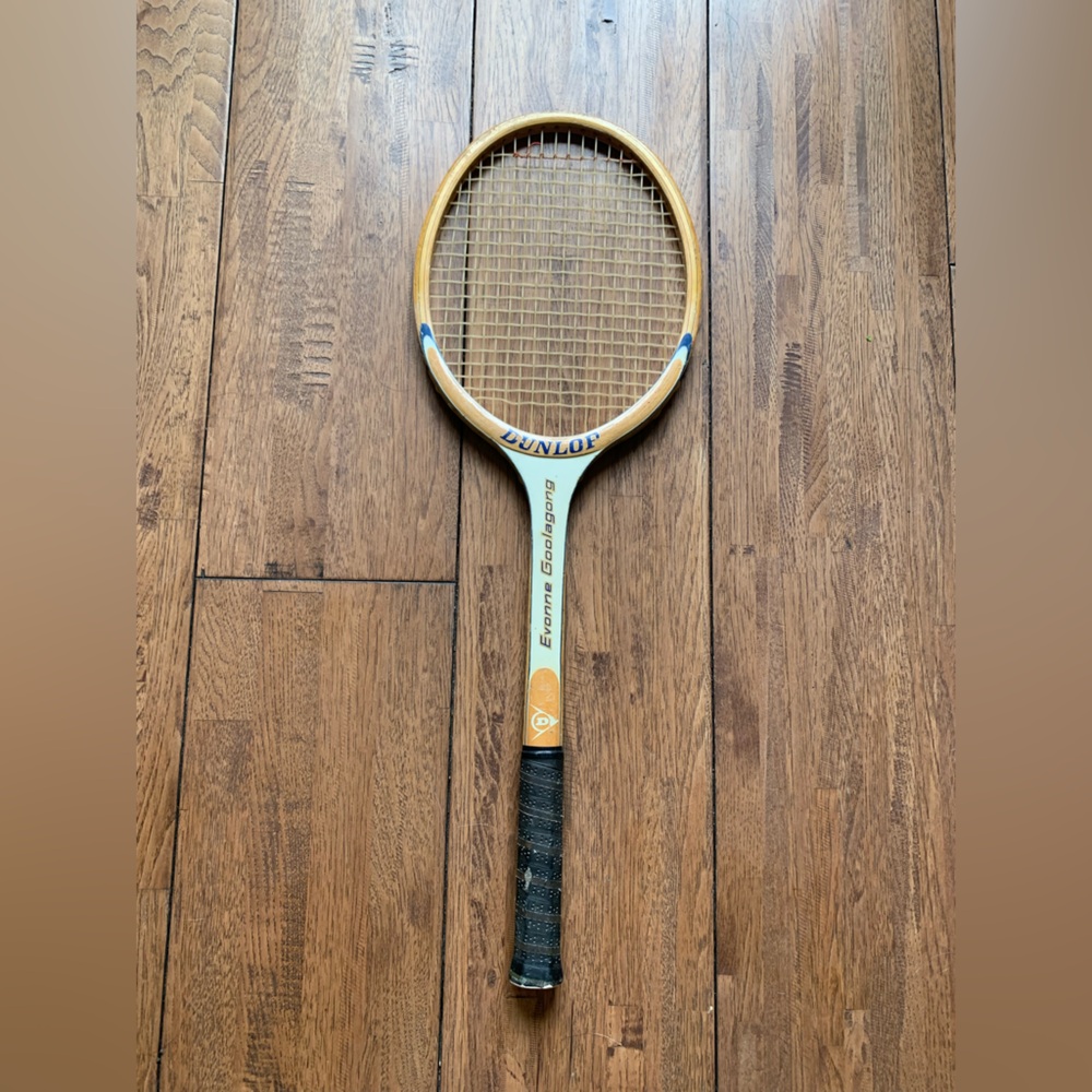 DUNLOP | Vintage Wood Tennis Racquet | Evonne Goolagong